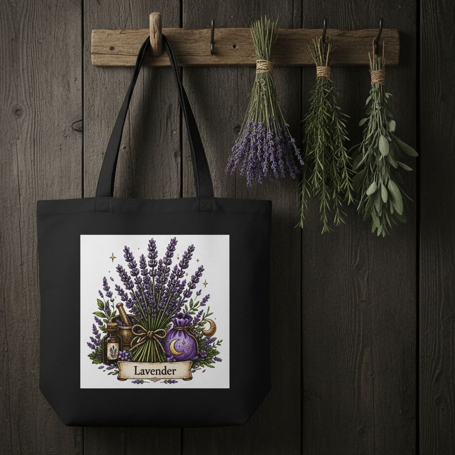 Botanical Lavender Eco Tote Bag