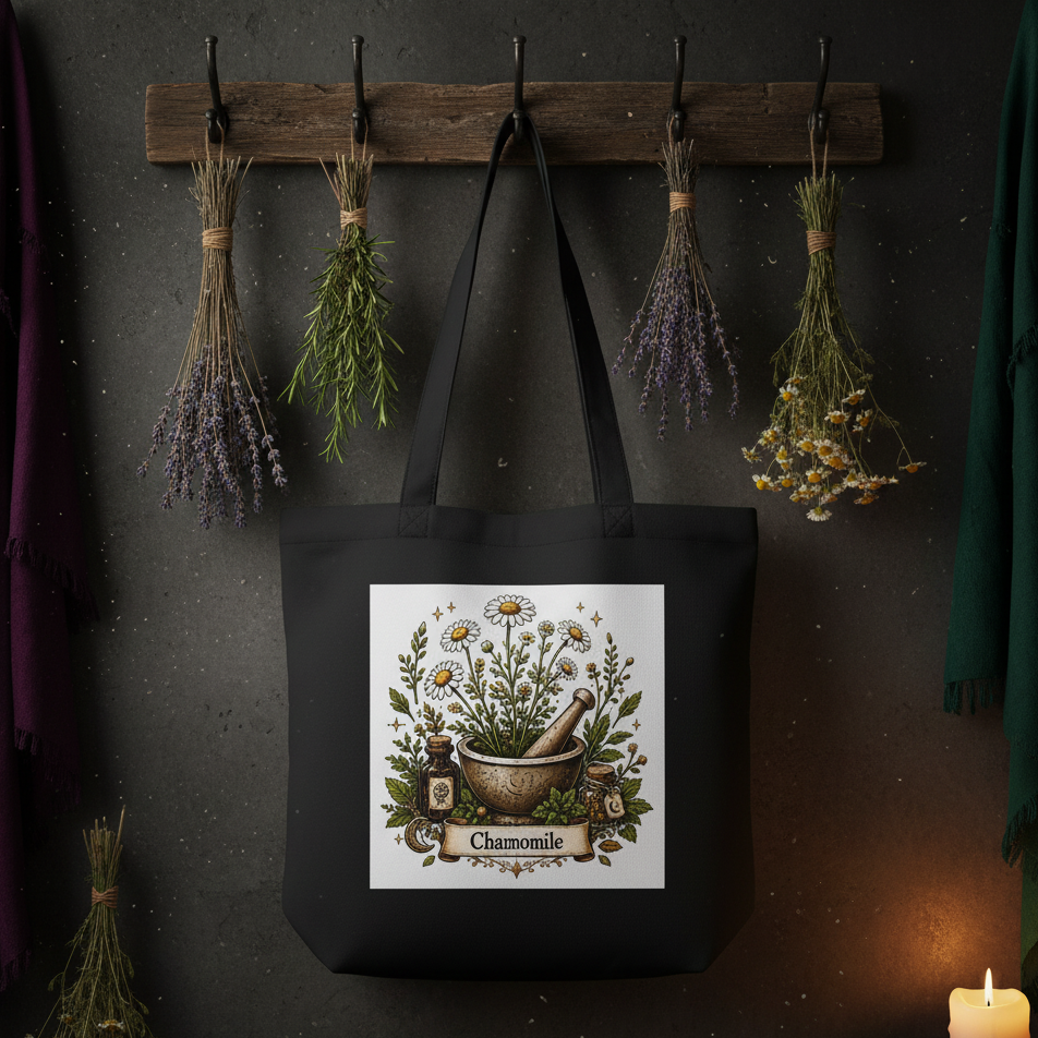 Botanical Chamomile Eco Tote Bag