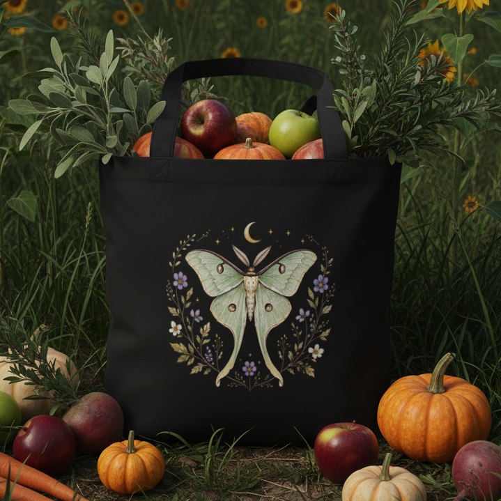Luna Moth Eco Tote Bag