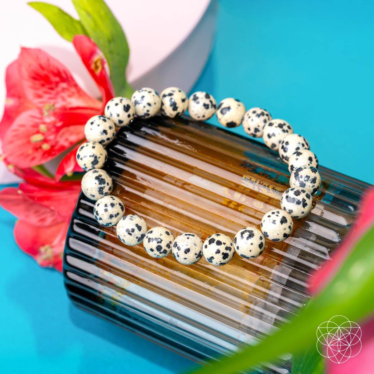 Dalmatian Jasper Joy & Grounding Bracelet
