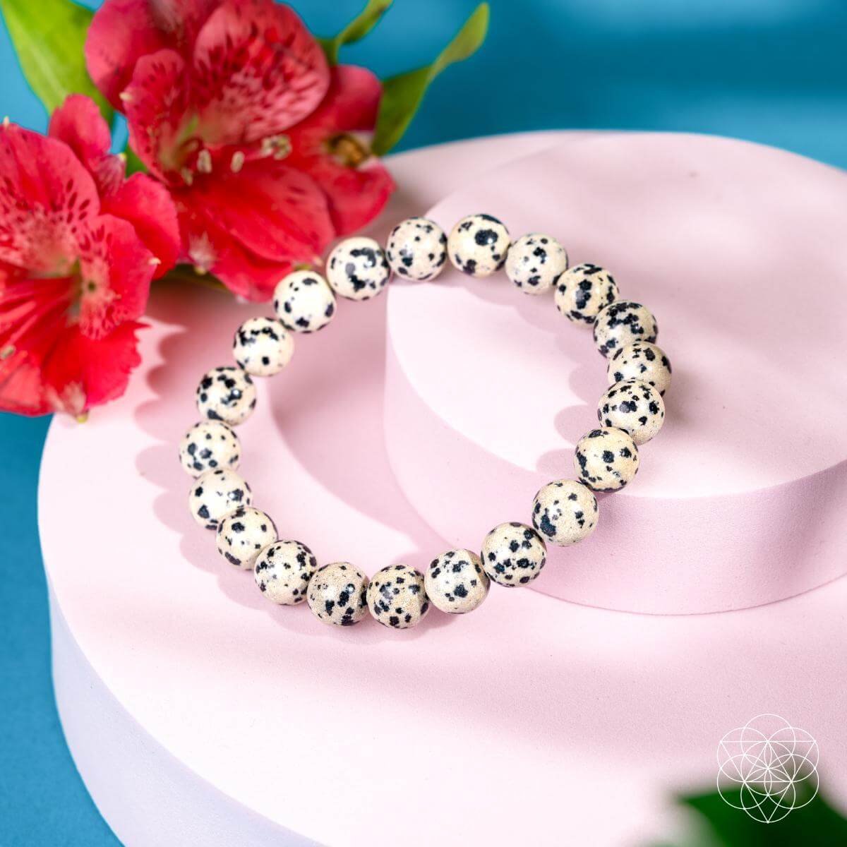 Dalmatian Jasper Joy & Grounding Bracelet