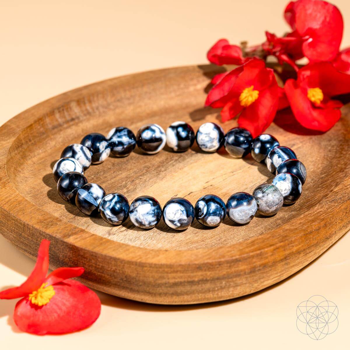 Exotic Orca Agate Serenity Bracelet