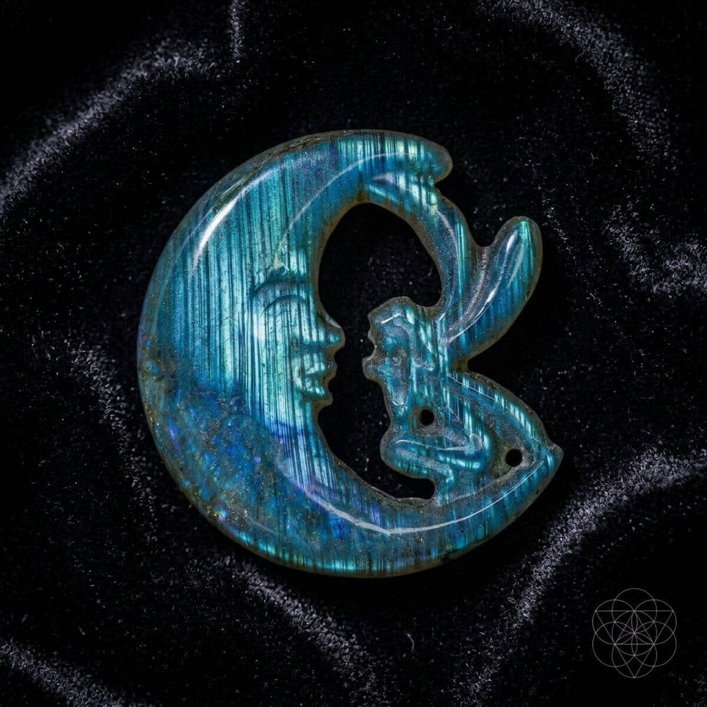 I Am Reborn - Labradorite Carving of Transformation – Thorn & Thimble