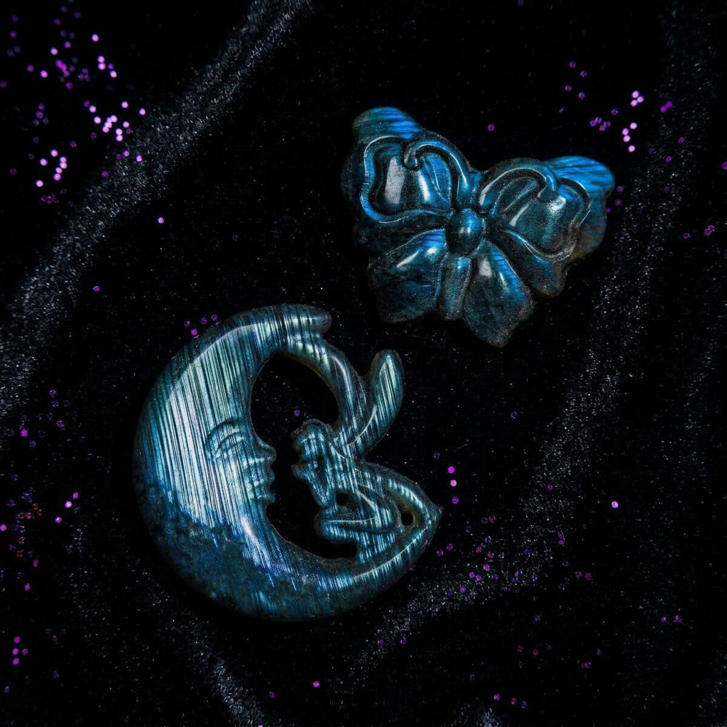I Am Reborn - Labradorite Carving of Transformation – Thorn & Thimble