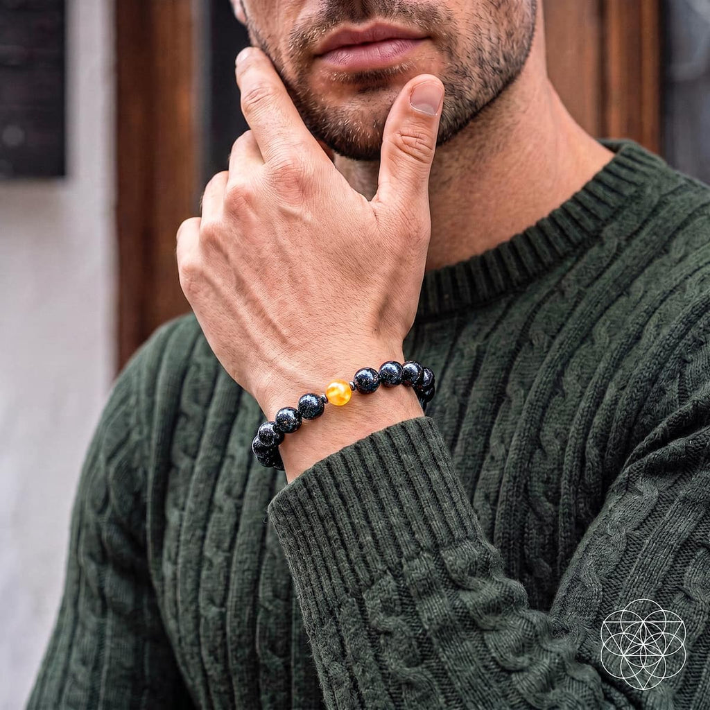 Arfvedsonite Vision Stone Bracelet