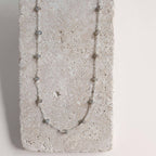 Silver Labradorite 37-Inch Ballet Layering Chain – Thorn & Thimble