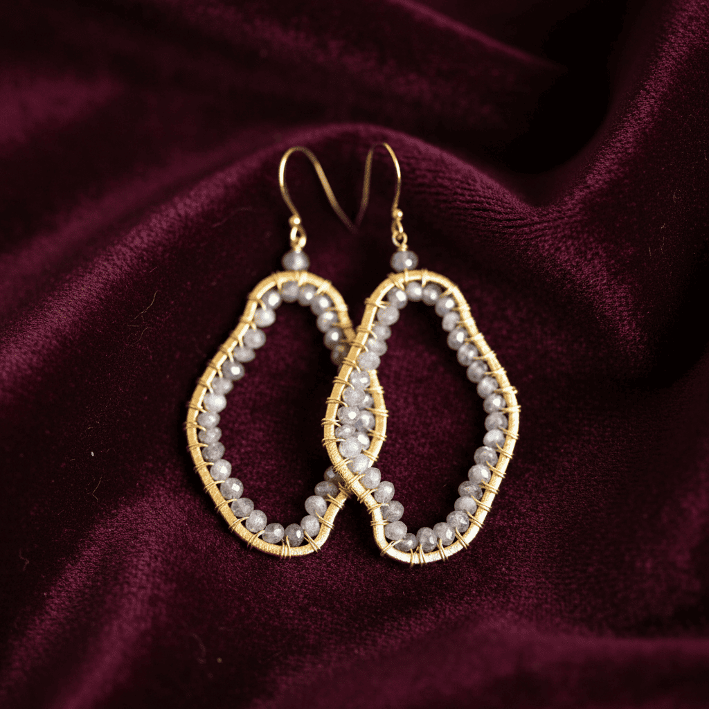 Labradorite Freestyle Drop Earrings – Thorn & Thimble
