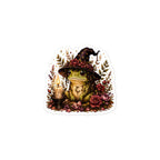 Frog Witch Candle Magic Cute Cottagecore Vinyl Sticker – Thorn & Thimble