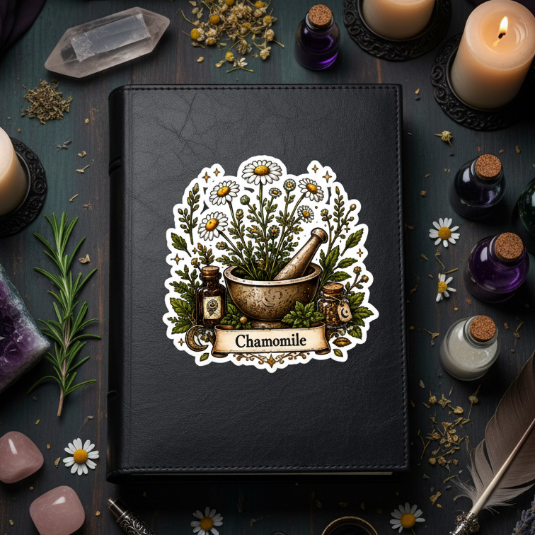 Botanical Chamomile Sticker