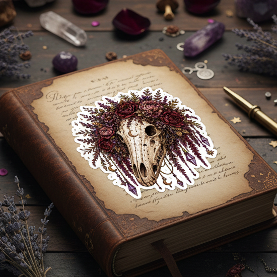 Horse Skull Sticker