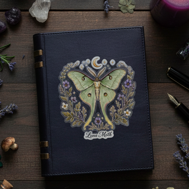 Luna Moth Sticker