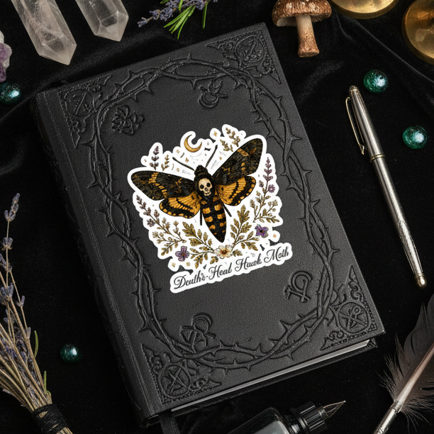 Death Head Moth Sticker
