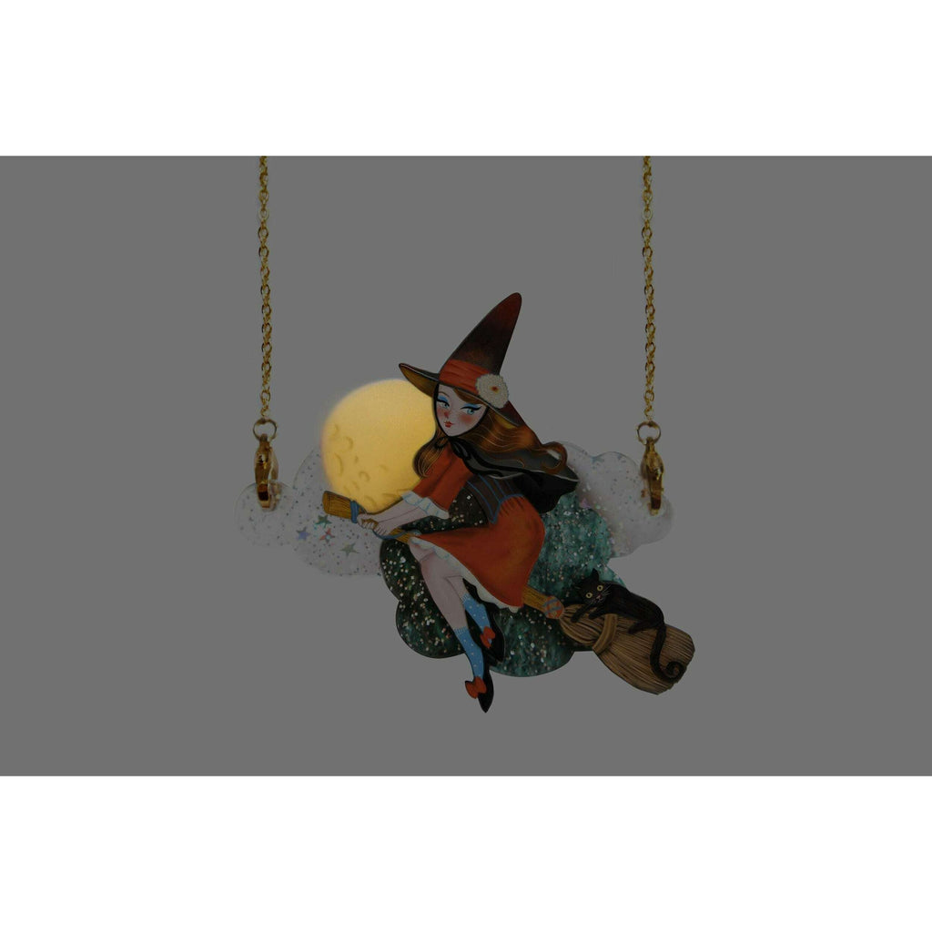 Witch Convertible Necklace-Brooch by Laliblue