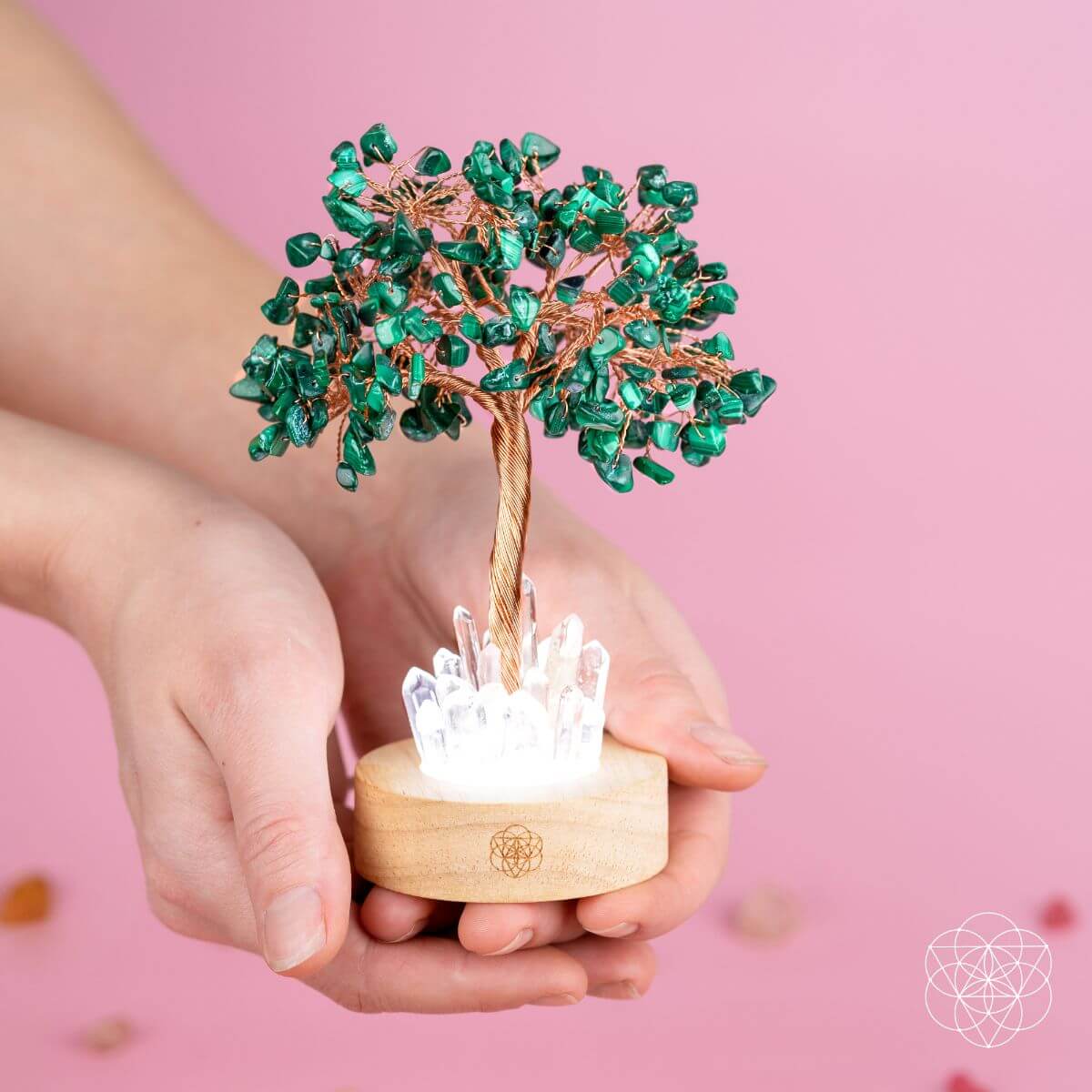Malachite Transformation Tree Lamp