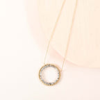 Labradorite Halo Floating Pendant Necklace – Thorn & Thimble