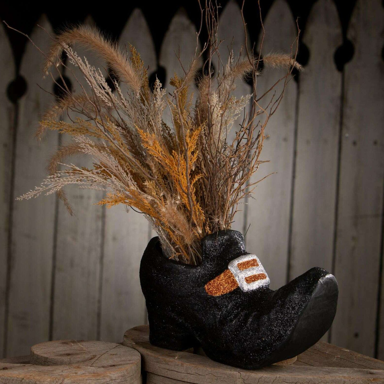 Old Witch's Shoe Paper Mache