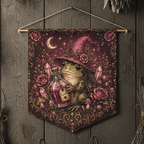 Frog Witch Pink Potion Pennant Banner – Thorn & Thimble