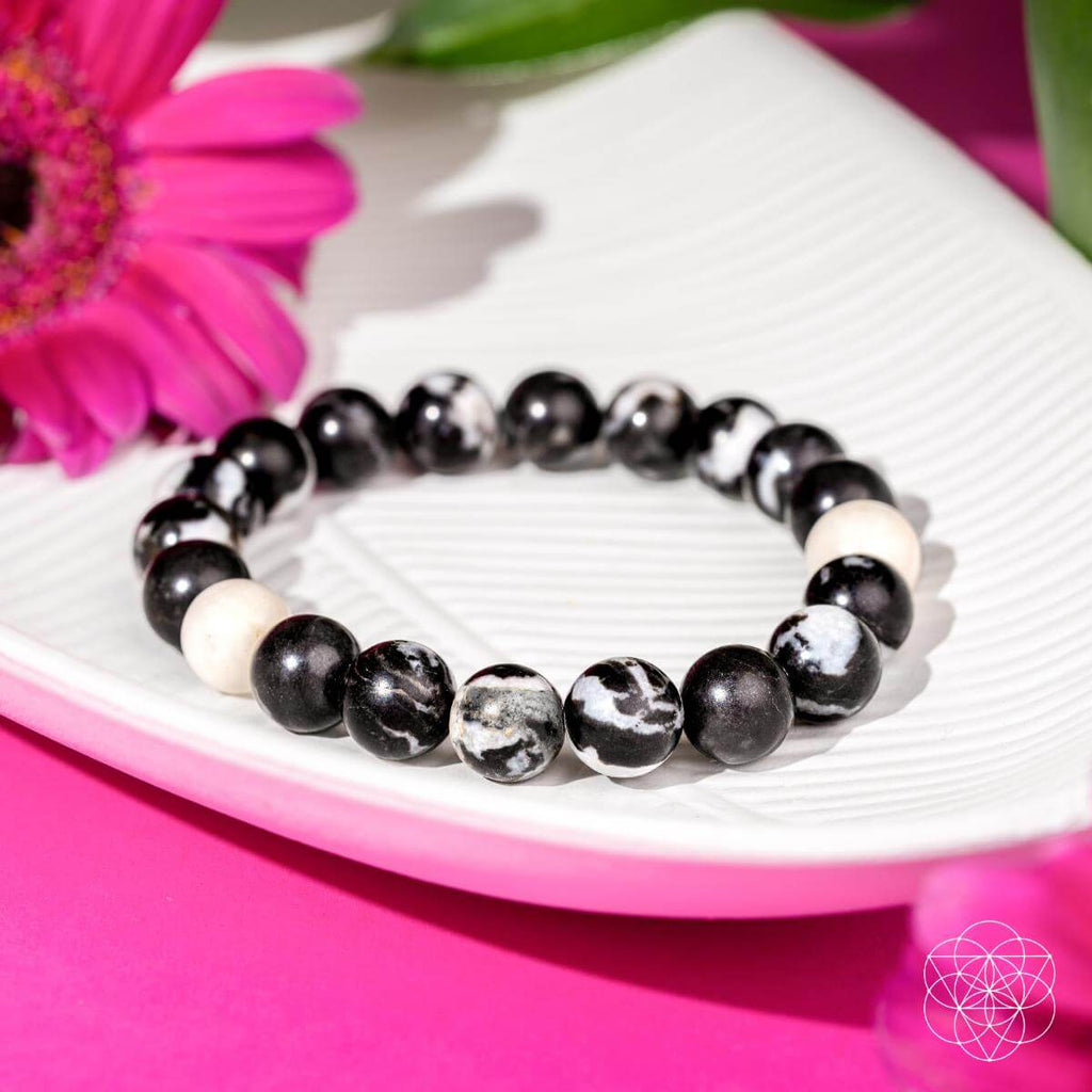 Zebra Jasper Balance Bracelet