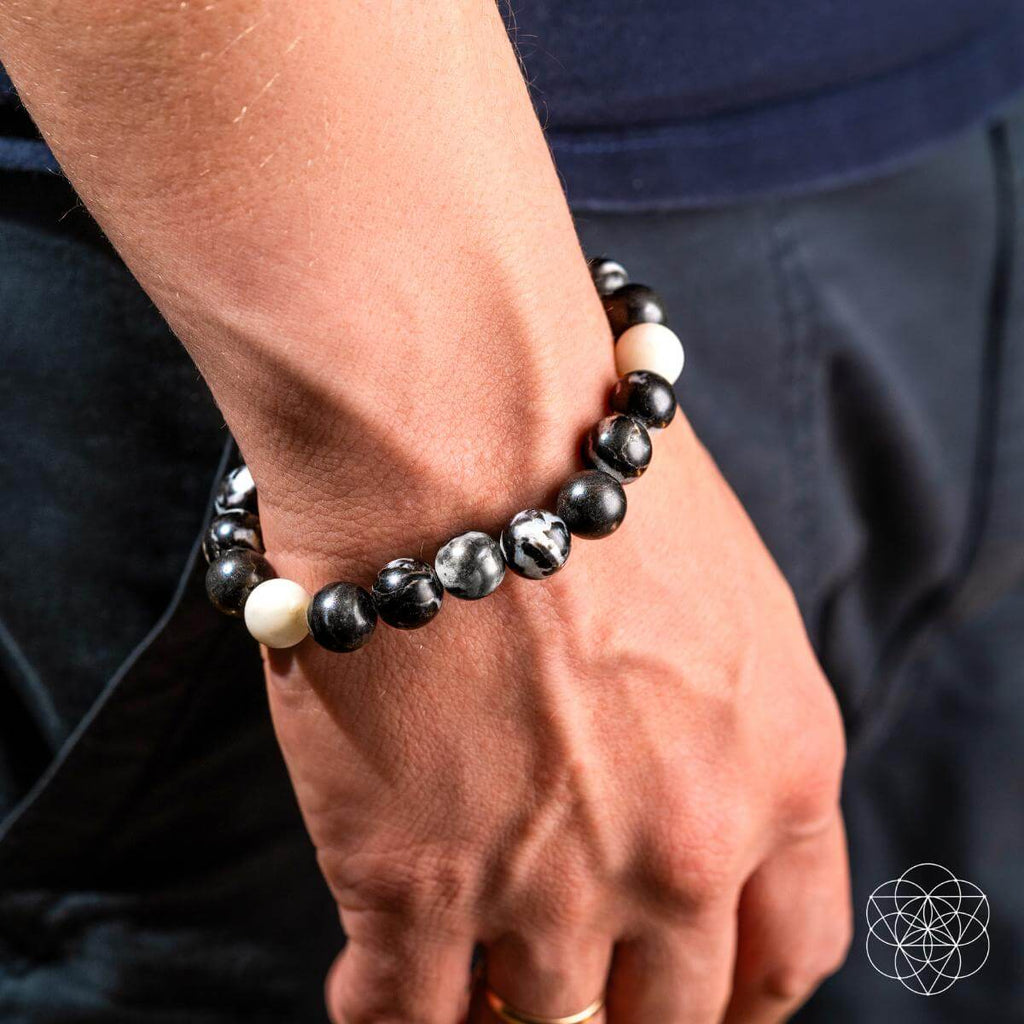 Zebra Jasper Balance Bracelet