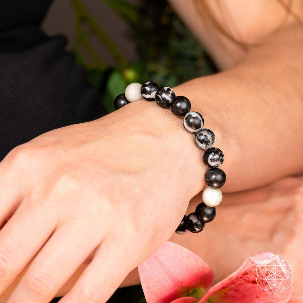 Zebra Jasper Balance Bracelet