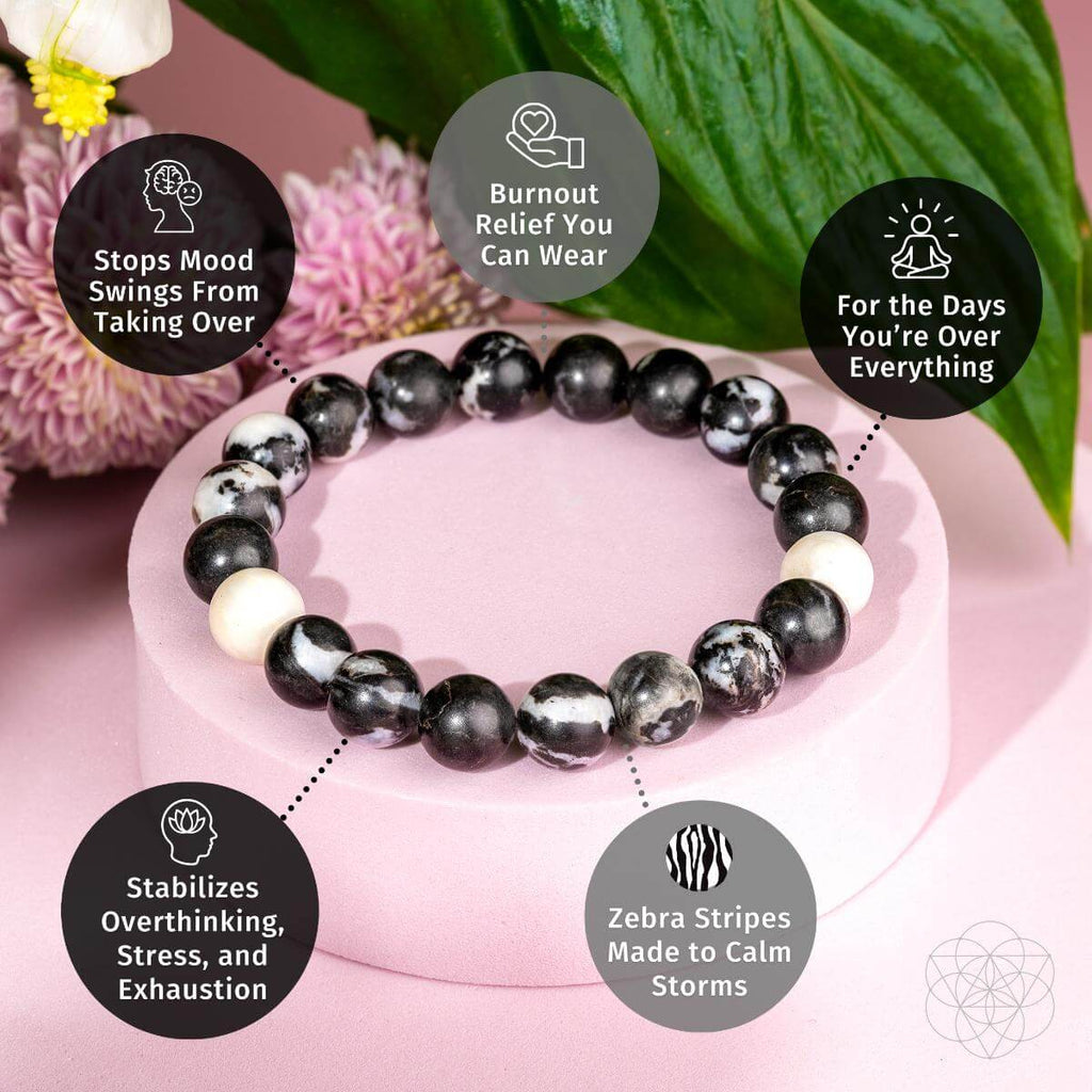 Zebra Jasper Balance Bracelet