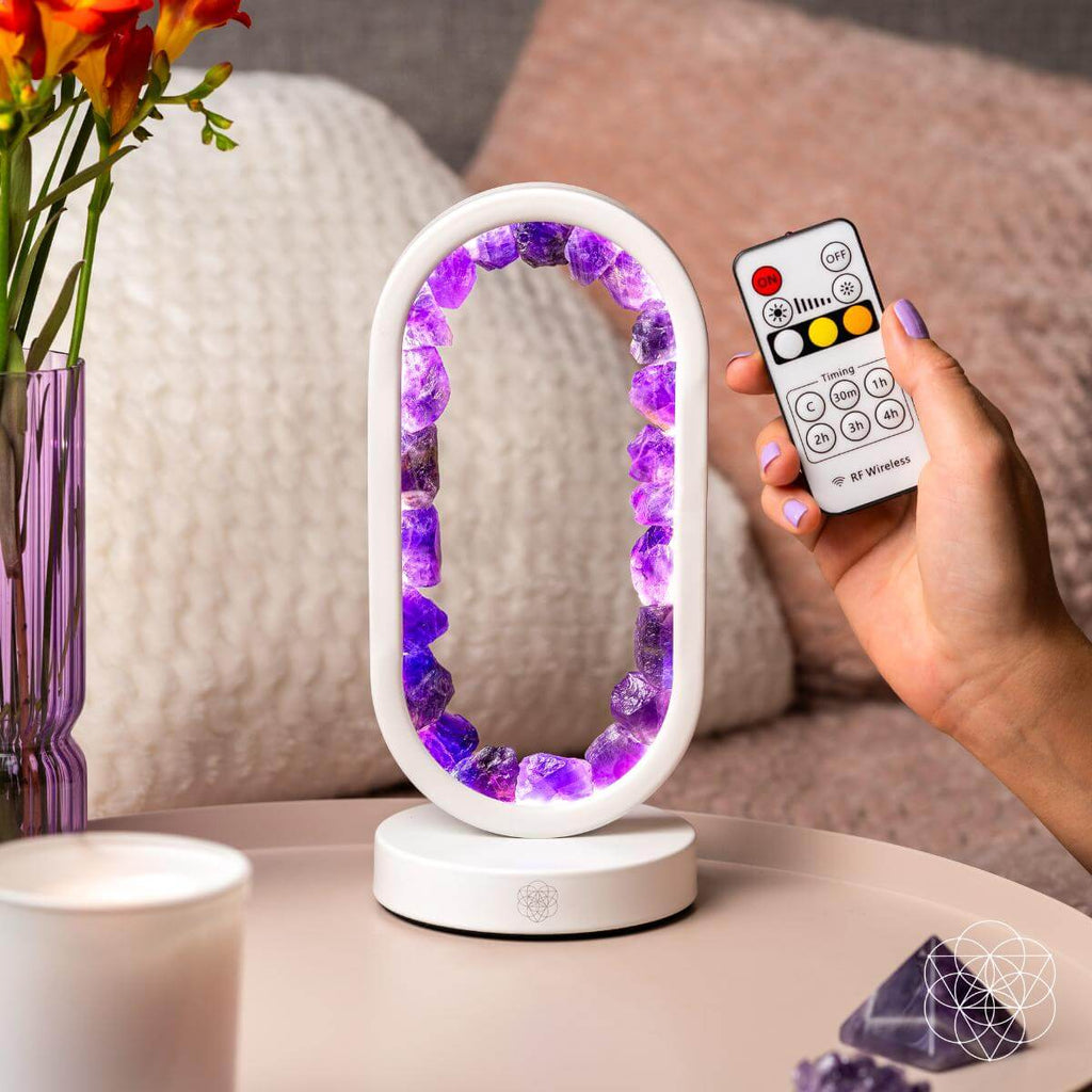 Portal to Peace - Amethyst Crystal Lamp