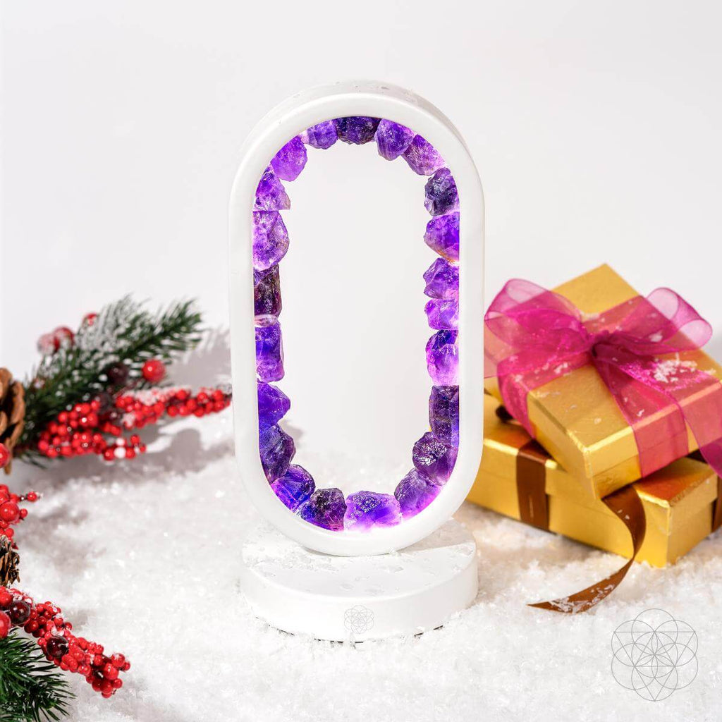 Portal to Peace - Amethyst Crystal Lamp