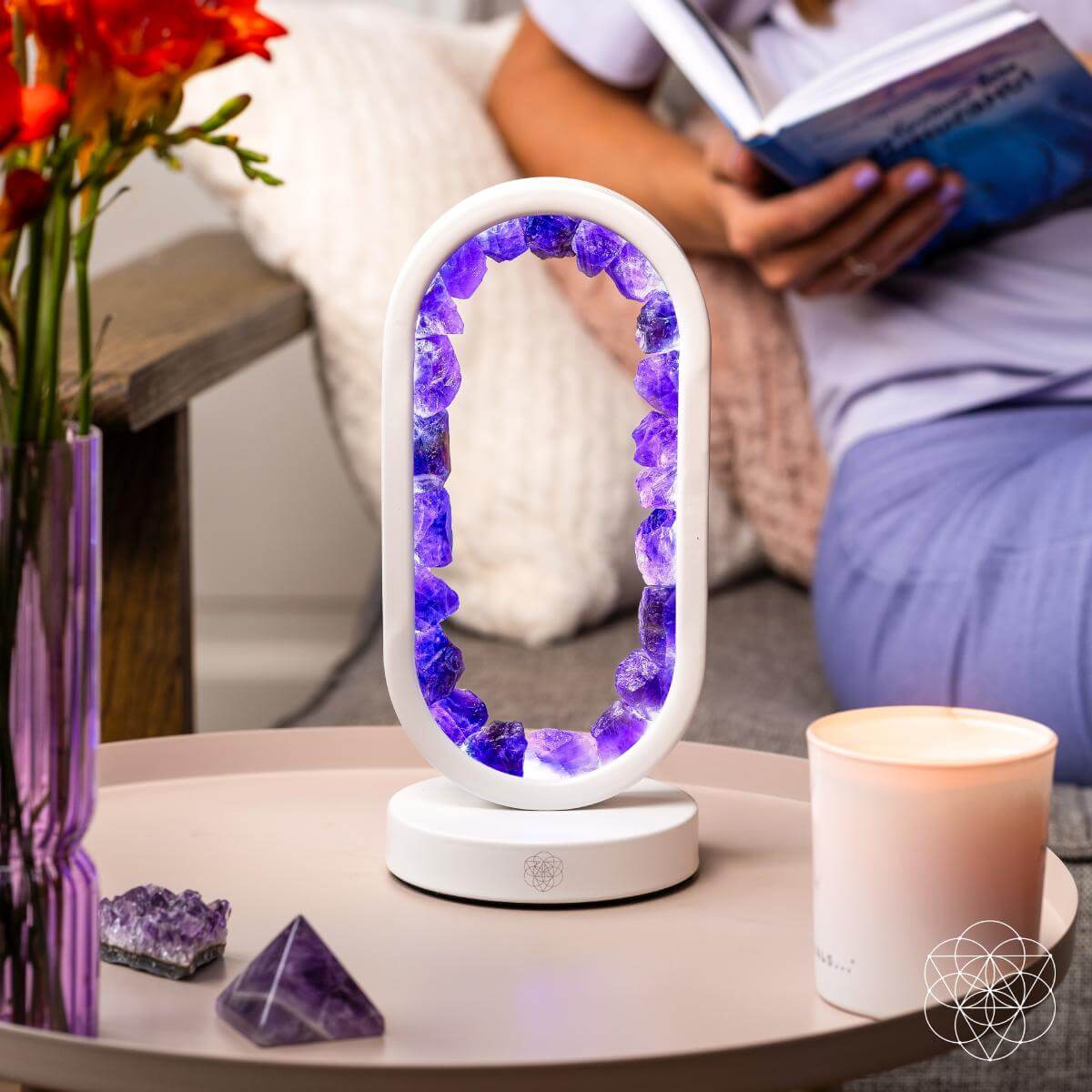 Portal to Peace - Amethyst Crystal Lamp