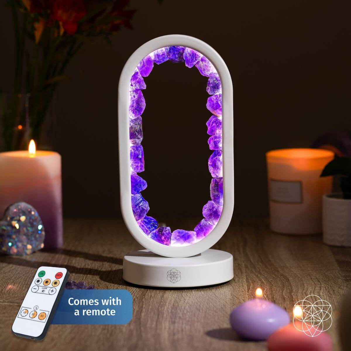 Portal to Peace - Amethyst Crystal Lamp