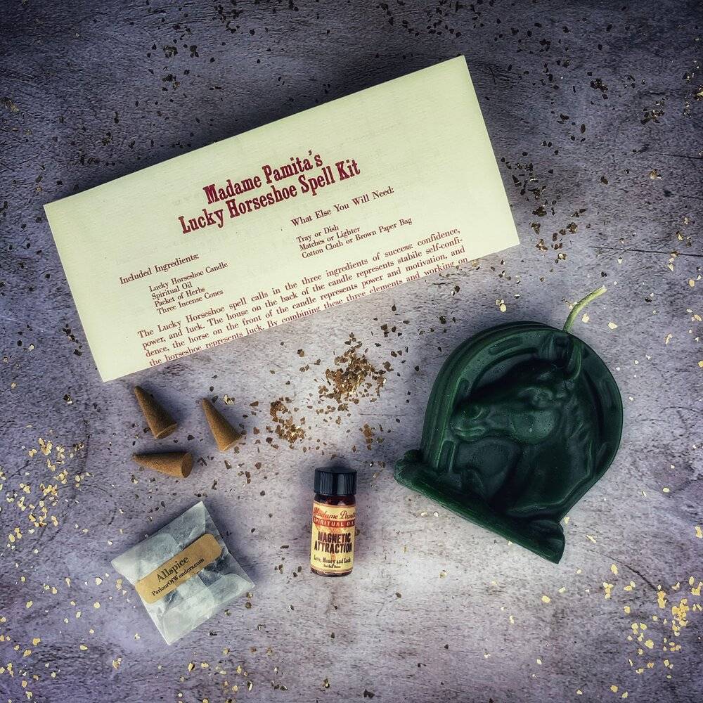 Lucky Horseshoe Candle Spell Kit – Thorn & Thimble