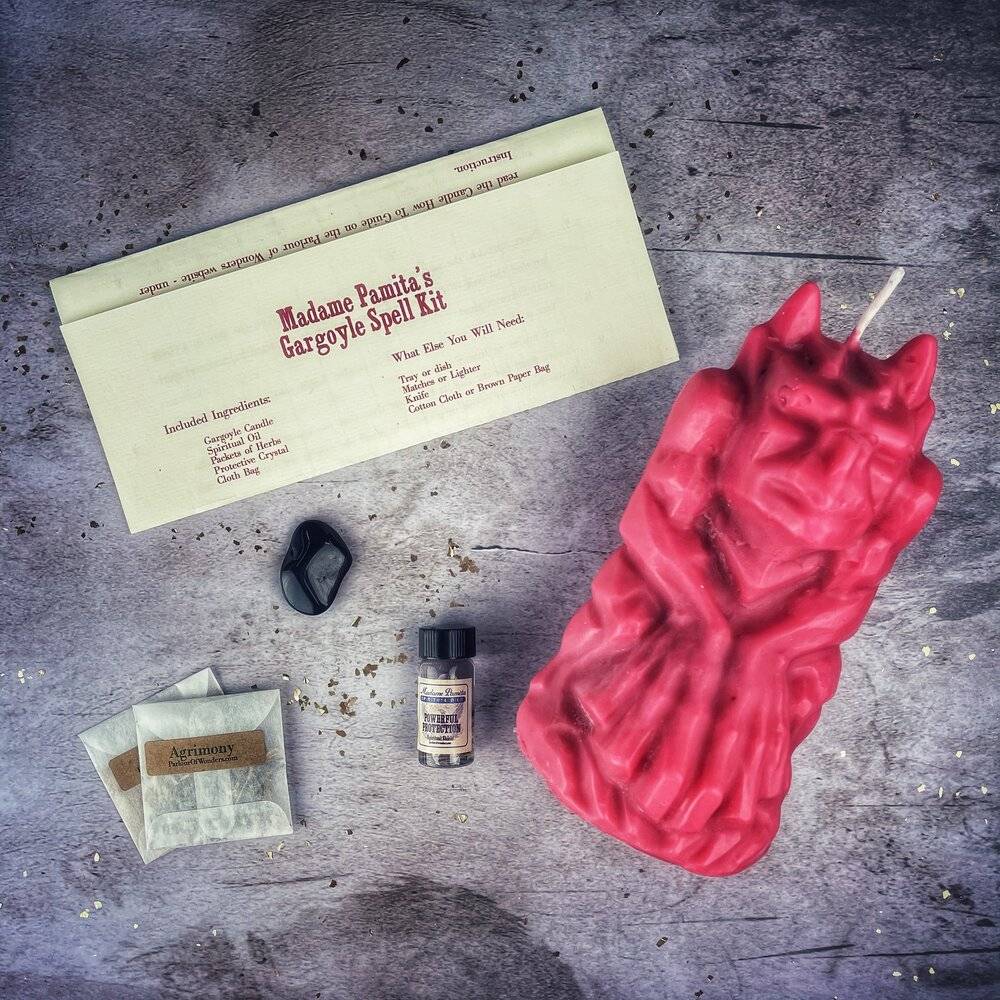 Gargoyle Protection Candle Spell Kit – Thorn & Thimble
