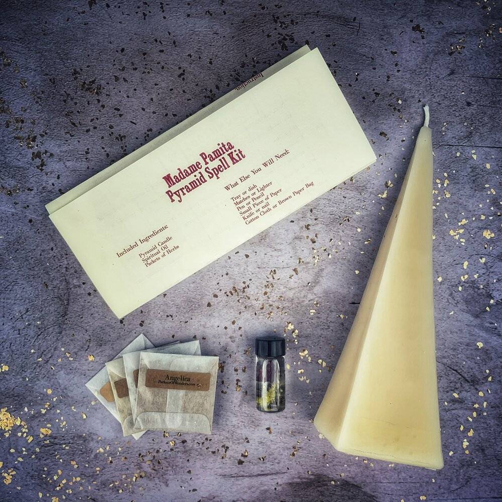 Pyramid of Power Candle Spell Kit – Thorn & Thimble