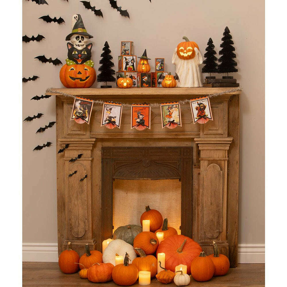 Pumpkin Witch Luminary by Bethany Lowe Designs