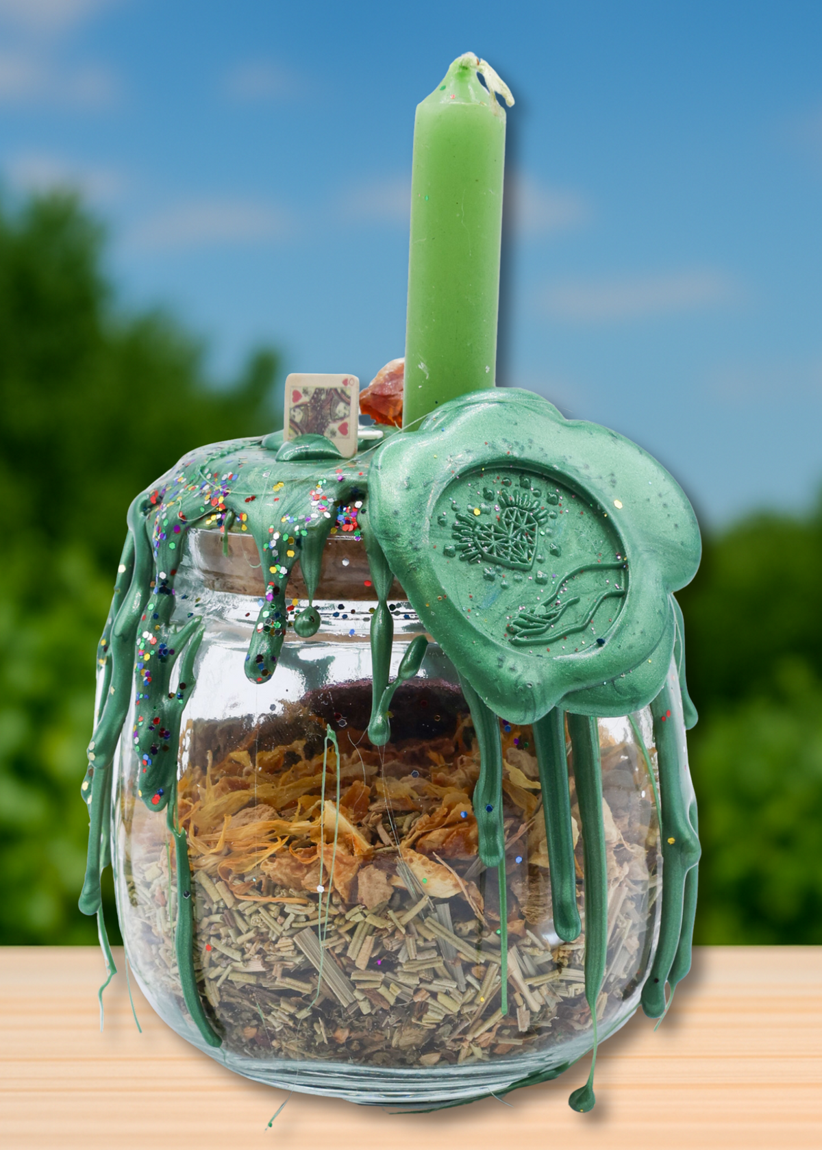 Rich AF Money-Drawing Large Spell Jar – Thorn & Thimble