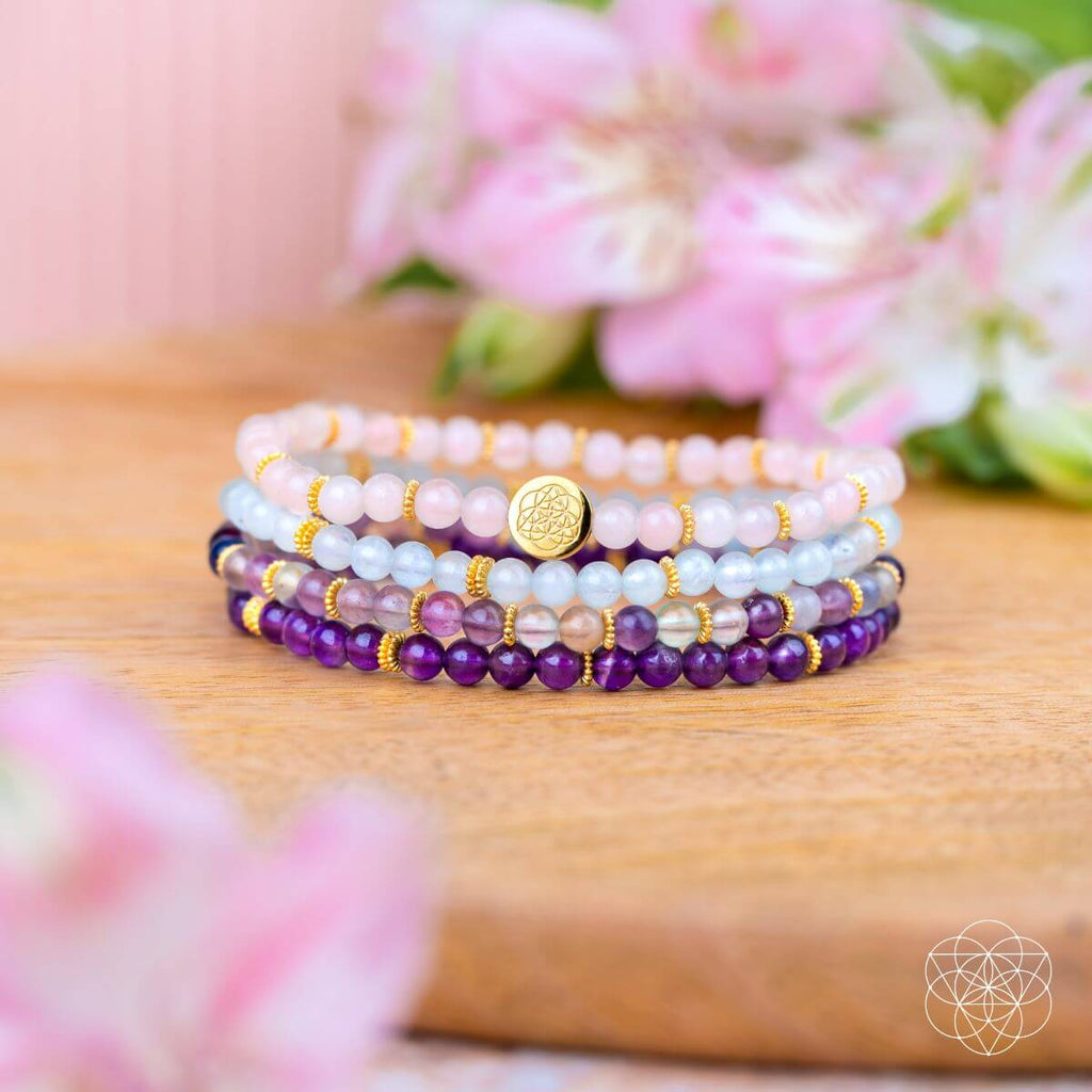 Calm & Positivity Bracelet Pack of 4