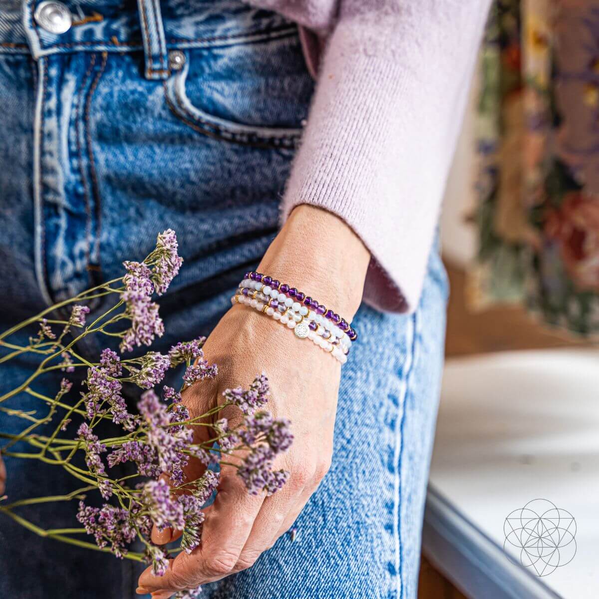 Calm & Positivity Bracelet Pack of 4