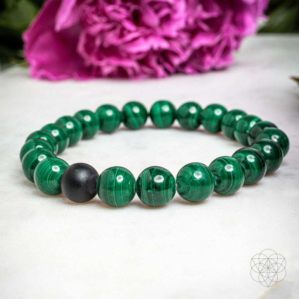 Malachite & Black Onyx Balance Bracelet Set