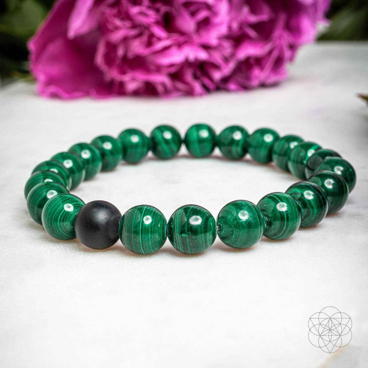 Malachite & Black Onyx Balance Bracelet Set