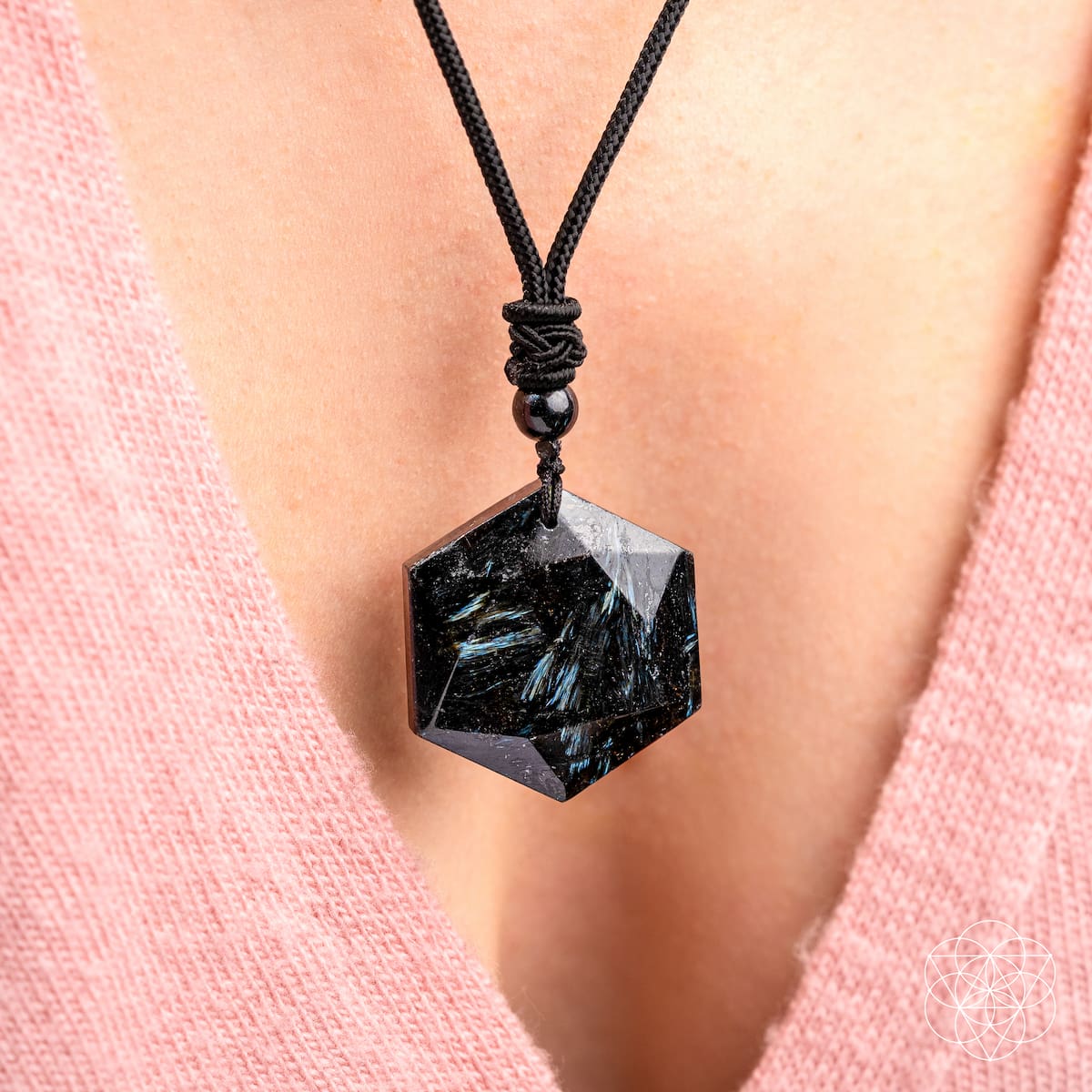 Arfvedsonite Vision Stone Pendant