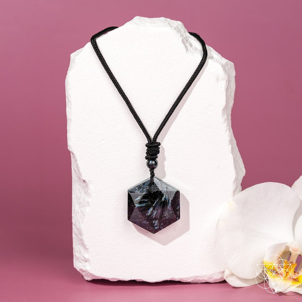 Arfvedsonite Vision Stone Pendant