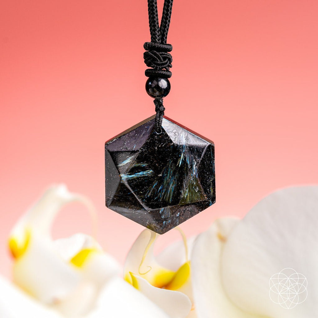 Arfvedsonite Vision Stone Pendant