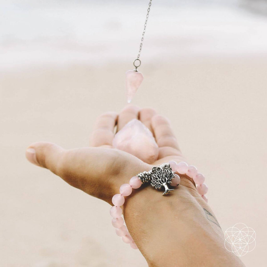 Rose Quartz Love & Intention Crystal Set