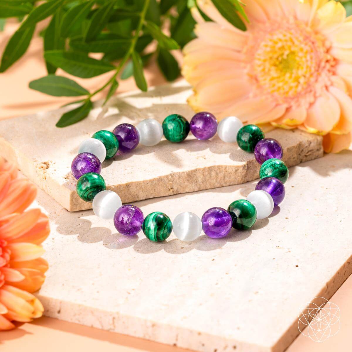 Triple Crystal Balance Bracelet