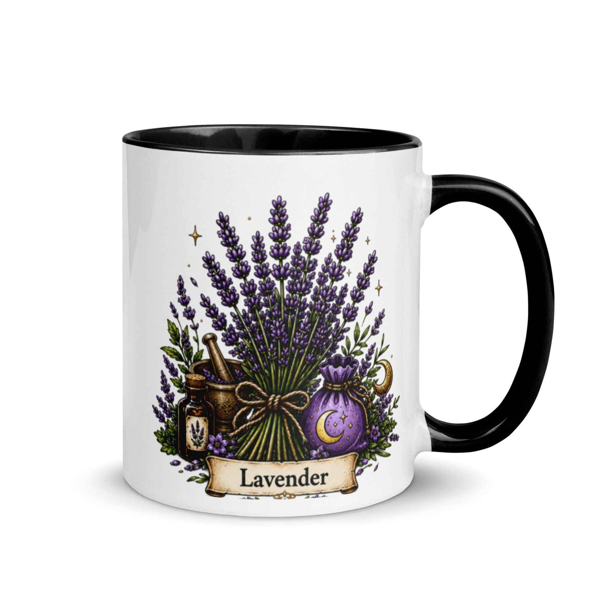 Lavender Apothecary Botanical Ceramic Mug – Thorn & Thimble