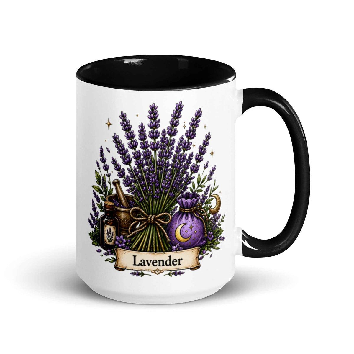 Lavender Apothecary Botanical Ceramic Mug – Thorn & Thimble