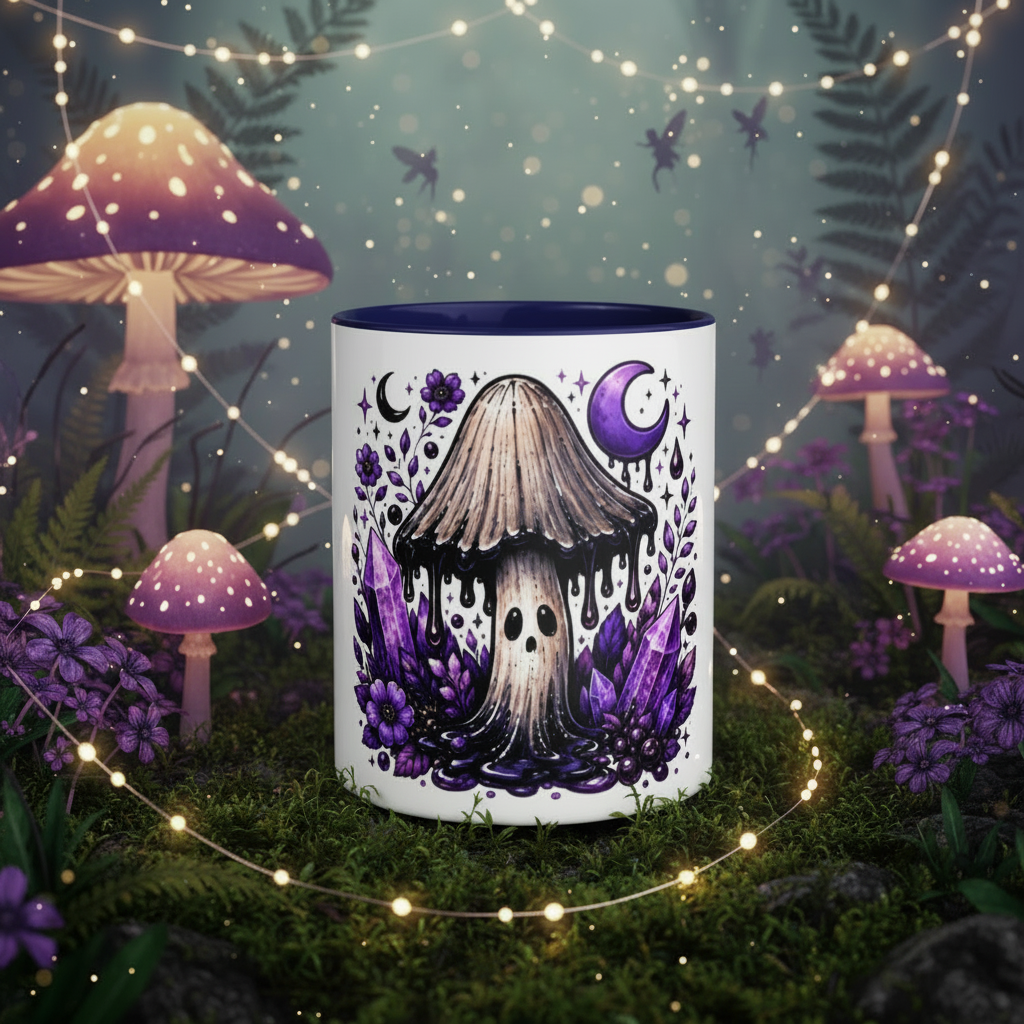 Mushroom B Mug with Color Inside