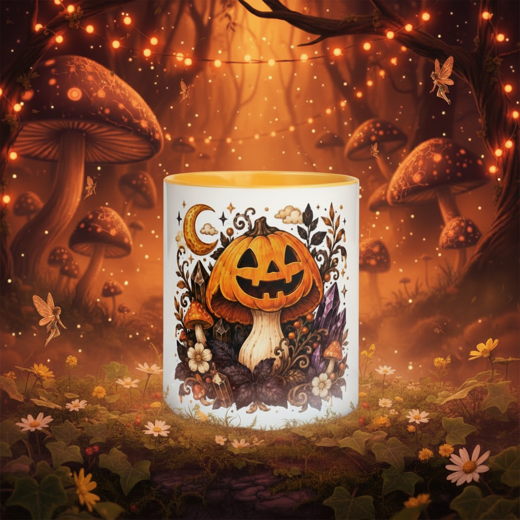 Mushroom E Mug with Color Inside
