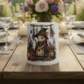 Mouse Witch Herbs Mug with Color Inside