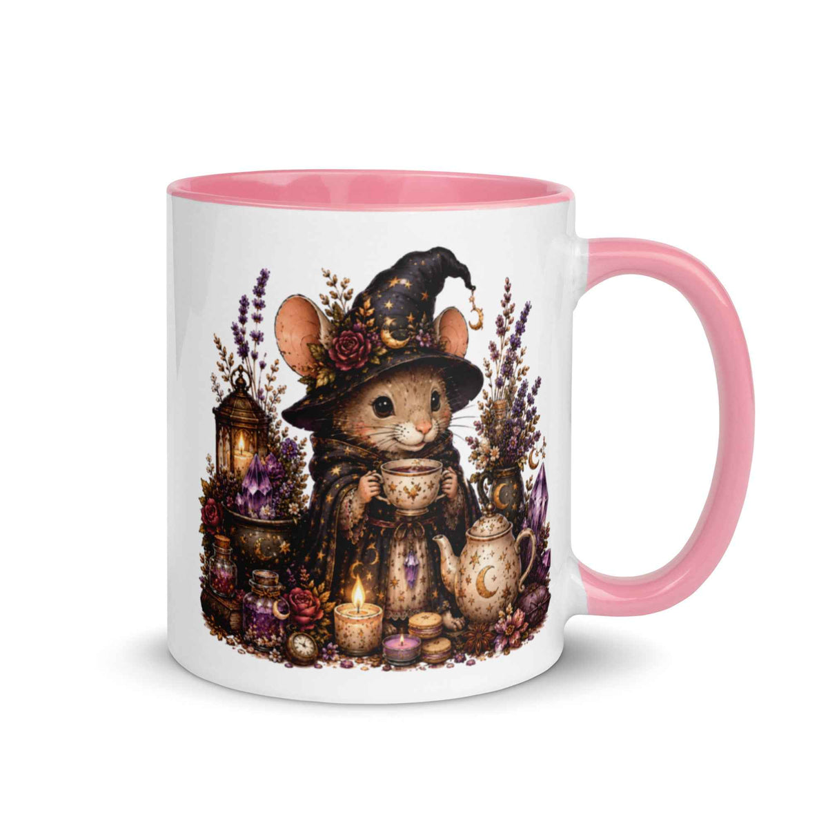 Mouse Witch Tea Party Cottagecore Ceramic Mug – Thorn & Thimble