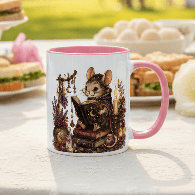 Bookish Mouse Witch Cottagecore Ceramic Mug – Thorn & Thimble